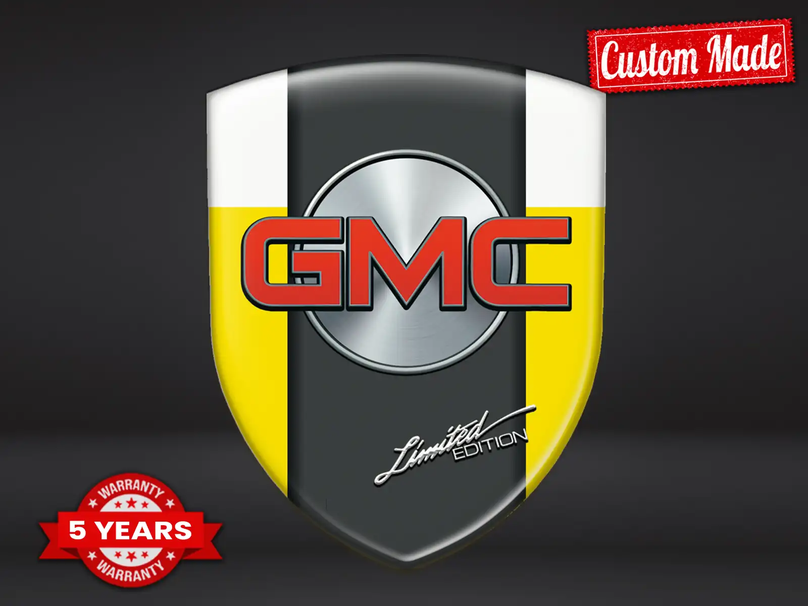GMC Buchstabenaufkleber Auto Max Robust Modern Pro Stil